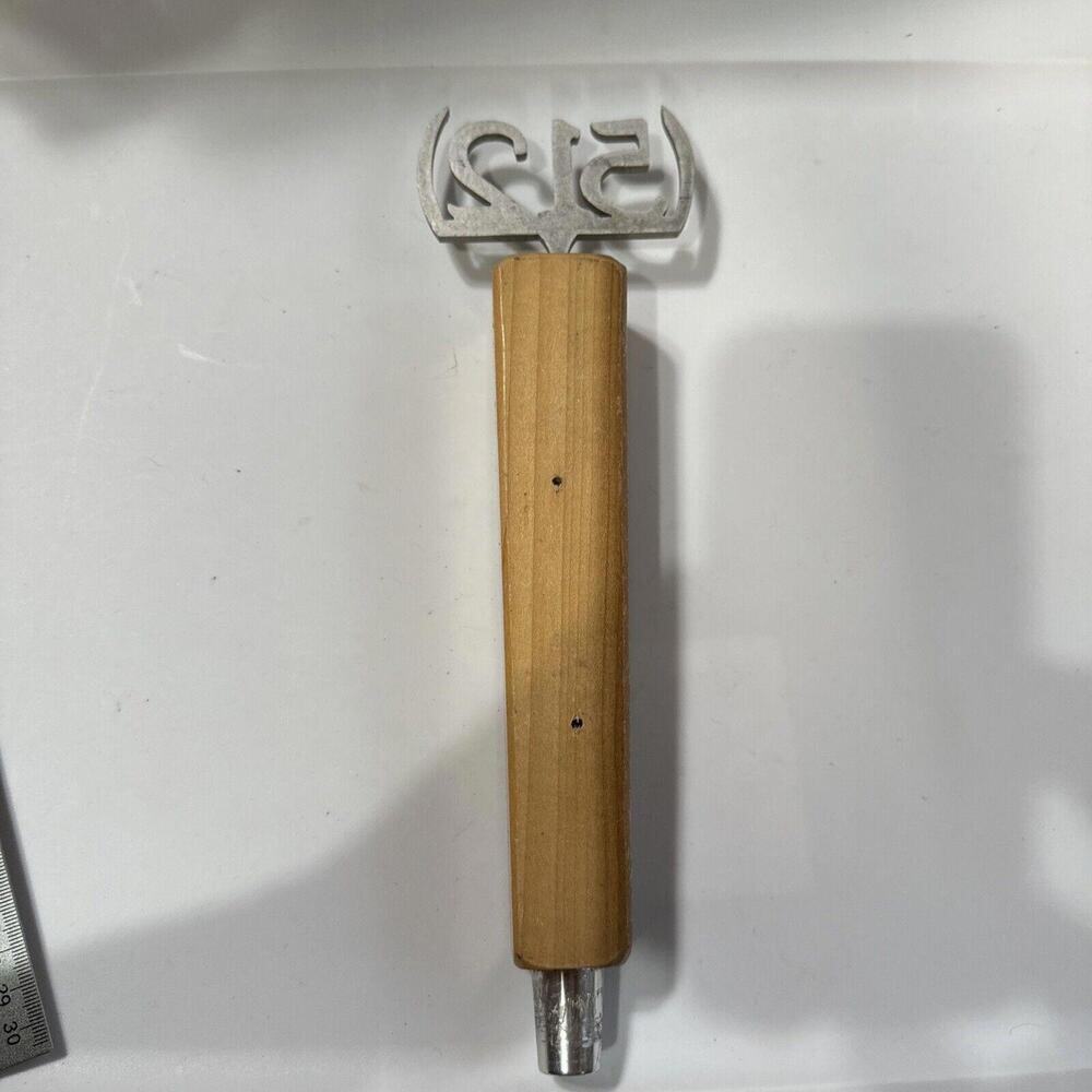 512 Brewing Co. Pecan Porter Craft Austin Texas Brewery Wood Beer Tap Handle - Picture 3 of 6